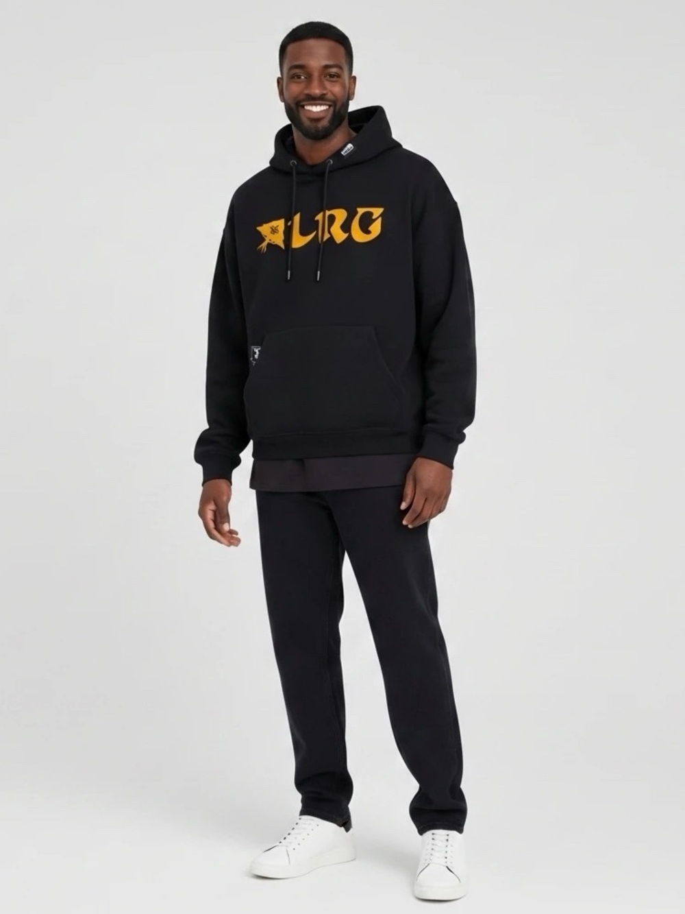 LRG Black Graphic Hoodie